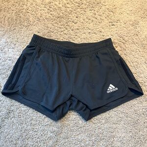 Dark grey adidas shorts